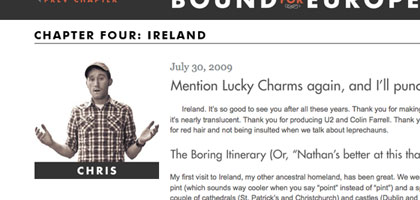 Bound for Europe: Blog Page